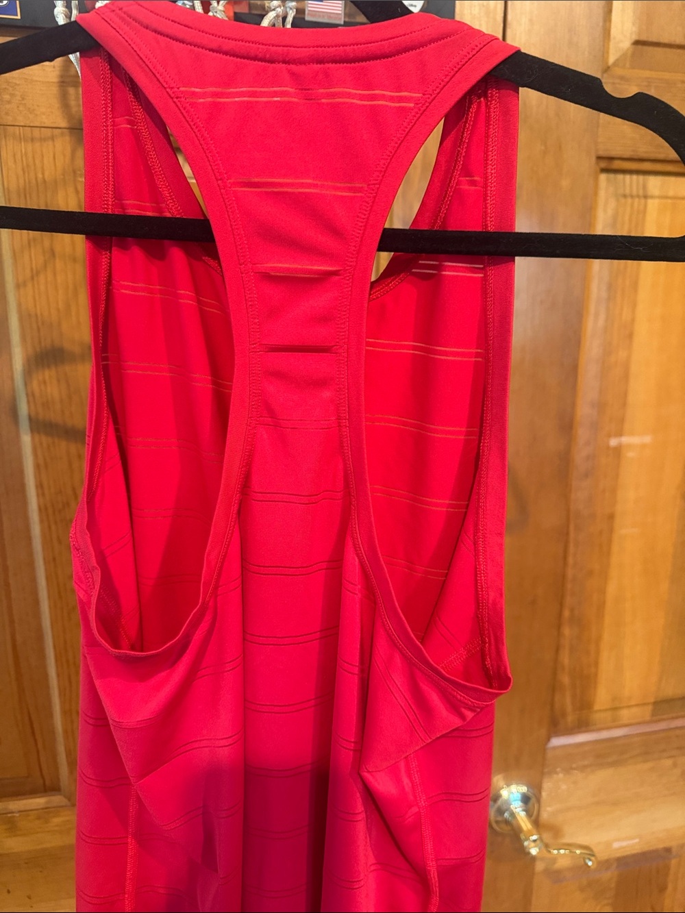 Athleta Red Racerback Tank Top - Picture 3 of 4